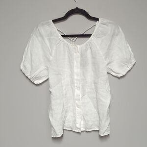 J. Crew White Blouse